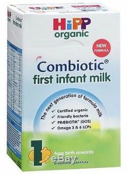 HiPP Organic Combiotic First Infant Milk Stage 1 UK Version 800g 10BOXES 05/2020