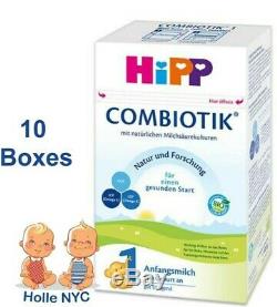 HiPP Stage 1 Bio Combiotic Infant Formula 10 Boxes 600g Free Shipping