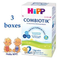 HiPP Stage 2 Bio Combiotic Infant Formula 3 Boxes 600g Free Shipping
