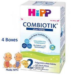 HiPP Stage 2 No Starch Bio Combiotic Infant Formula 4 Boxes 600g Free Shipping
