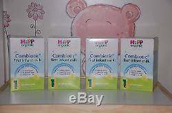 HiPP-UK-800g-4-BOXES-Organic-Combiotic-First-Infant-Milk-Stage-1- EXP 3/2020