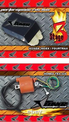 High Performance CDI Box + Ignition Coil for Honda TRX 300EX All Years Stage 3