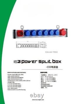 High Quality Lights Split Box Power Distribution Box Aluminum for Stage Audio