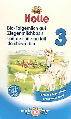 Holle Goat Stage 3 Organic Milk Formula 400g FREE SHIPPING 4 Boxes 05/2020