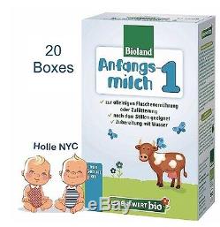 Holle Lebenswert Stage 1 Organic Baby Formula 20 Boxes 500g Free Shipping