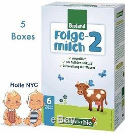 Holle Lebenswert Stage 2 Organic Infant Formula 5 Boxes 500g Free Shipping