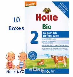 Holle Stage 2 Organic Formula 10 Boxes, 600g, 12/2019 FREE SHIPPING