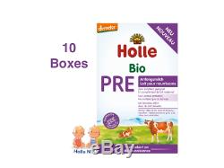 Holle Stage Pre Organic Infant Formula 10 Boxes 400g Free Shipping