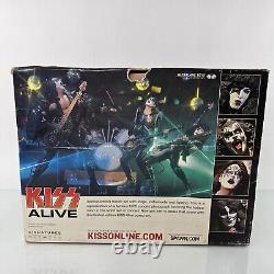 KISS ALIVE Deluxe Box Set Stage Lighting Metal Rock Band McFarlane Exclusive NEW