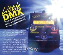 Little DMX, the first stomp-box size stage light and effects controller