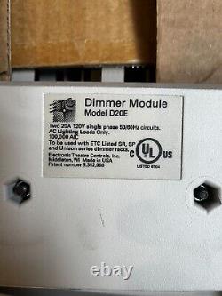 Lot of 6 per box ETC Sensor D20 Dimmer Module