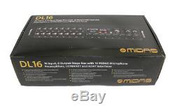DL16 8 Output Stage Box with 16 MIDAS Microphone Preamplifiers Midas 16 Input ULTRANET and ADAT Interfaces