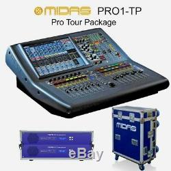 MIDAS PRO 1 TP TOUR PACK with 48 Input 24 Mic Preamps 2x DL153 Stage Boxes & Case