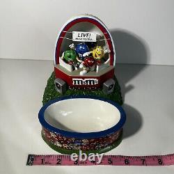 M&M's Rock & Roll Party Dept 56 Lighted Stage House & Candy Dish 2005 NEW in BOX