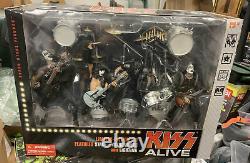 McFarlane Kiss Alive Figures Boxed Set Stage Instruments Lighting New NIB 2002