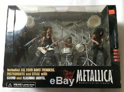 McFarlane Toys Metallica Harvesters of Sorrow Figures & Stage Box Set New! NIB
