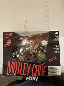 McFarlane Toys Motley Crue Shout at the Devil Deluxe Box Set Figures with Stage
