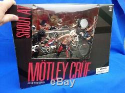 McFarlane Toys Motley Crue Shout at the Devil Deluxe Box Set Figures with Stage