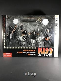Mcfarlane Limited Edition Box Set Kiss Alive with Stage
