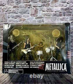 Metallica Harvester Of Sorrow McFarlane Action Figures & Stage Set Boxed 2001
