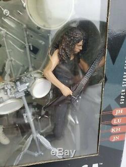Metallica Harvesters of Sorrow Action Figures on Stage with Lights and Sound