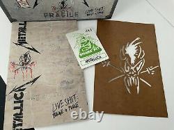 Metallica Live Shit Binge & Purge Box Set Booklet Cds Vhs Stage Pass Stencil New