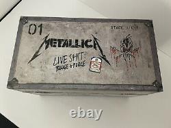 Metallica Live Shit Binge & Purge Box Set Booklet Cds Vhs Stage Pass Stencil New