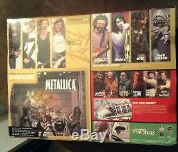 Metallica Super Stage Figures By McFarlane Toys New Old stock sealed in box 2001