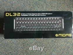 Midas DL32 32-Input / 16-Output Stage Box with 32 Midas Preamps New in Box