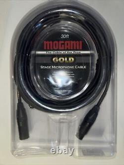 Mogami Gold Stage Microphone Cable 30 foot NEW IN BOX