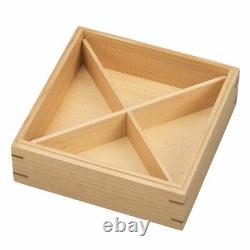 NAGAO Three-stage Wooden Lunch Box JH001WF/S JAPAN