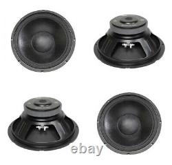 NEW (4) 12 Woofer Speakers. Guitar. Pro Audio. 8 ohm. DJ. Replacements. Bass. 4 Pack