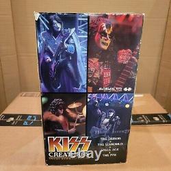 NEW KISS Creatures Box Set Edition Action Figures + Stage / Lights / Instruments
