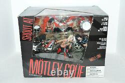 NEW McFarlane Motley Crue Shout At The Devil Deluxe Box Set Figures & Stage RARE
