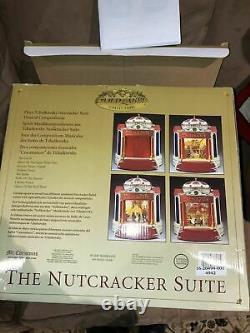 NEW Mr Christmas Lighted Nutcracker Moving Ballet Stage 4 Scene Music Box VIDEO