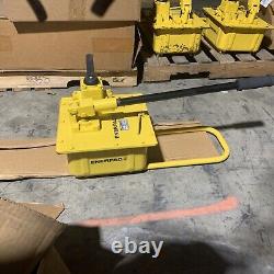 NEW OPEN BOX! ENERPAC P464 Hydraulic Hand Pump, Double Stage, 10000 PSI