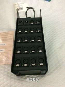 NEW Whirlwind 20 channel W2 Multipin stage drop box 18 female 2 male XLR