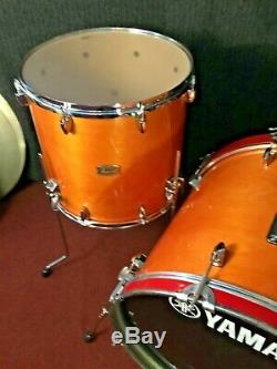 NEW, out of box YAMAHA STAGE CUSTOM BIRCH 3 PIECE SHELL PACK. NATURAL WOOD