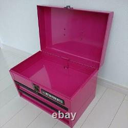 New Astro Products Compact Tool Box 2-stage Pink Limited Color Japan