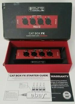 New! CAT Box FX Female XLR Stage Box Analog Audio Over Shielded CAT Cable F S