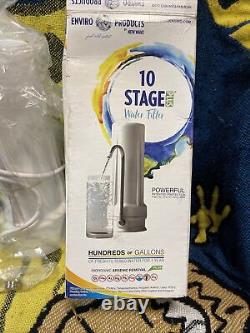 New Wave Enviro 10 Stage Plus Countertop Water Filter New In Box