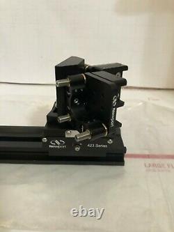 Newport Optical Rail, with model 423 Linear Positioning Stage, New Open Box