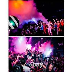 Nightclub Bar Party RGB Led DJ Stage Co2 Jet Machine Effect Fogger Smoke Gun US