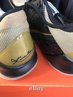 Nike Zion Kobe 5 V Big Stage Away Black/Gold Brand New In Box Size 9
