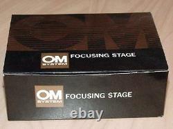 Olympus Om Focusing Stage For Auto Macro Bellows Or Focusing Rail New In Box