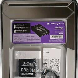 On-Stage DB2150 Estéreo USB DI Direct Box Bundle withCable and Cloth