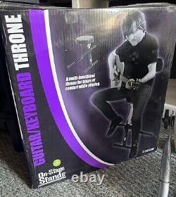 On-Stage Stands DT8500 Guitar, Keyboard, and Drum Throne New In Box