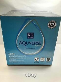 Open Box Aquverse by Clover AQVR5 5 Stage Reverse Osmosis System Premium Quality