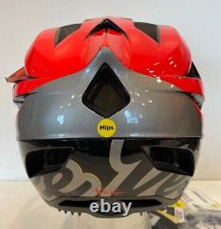 Open Box Troy Lee Designs Adult Stage MTB Helmet Nova Glo Red XL/2X