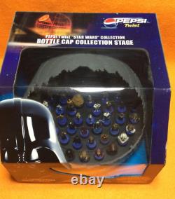 Pepsis Star Wars Bottle Cap Collection Stage Death Star New With Box